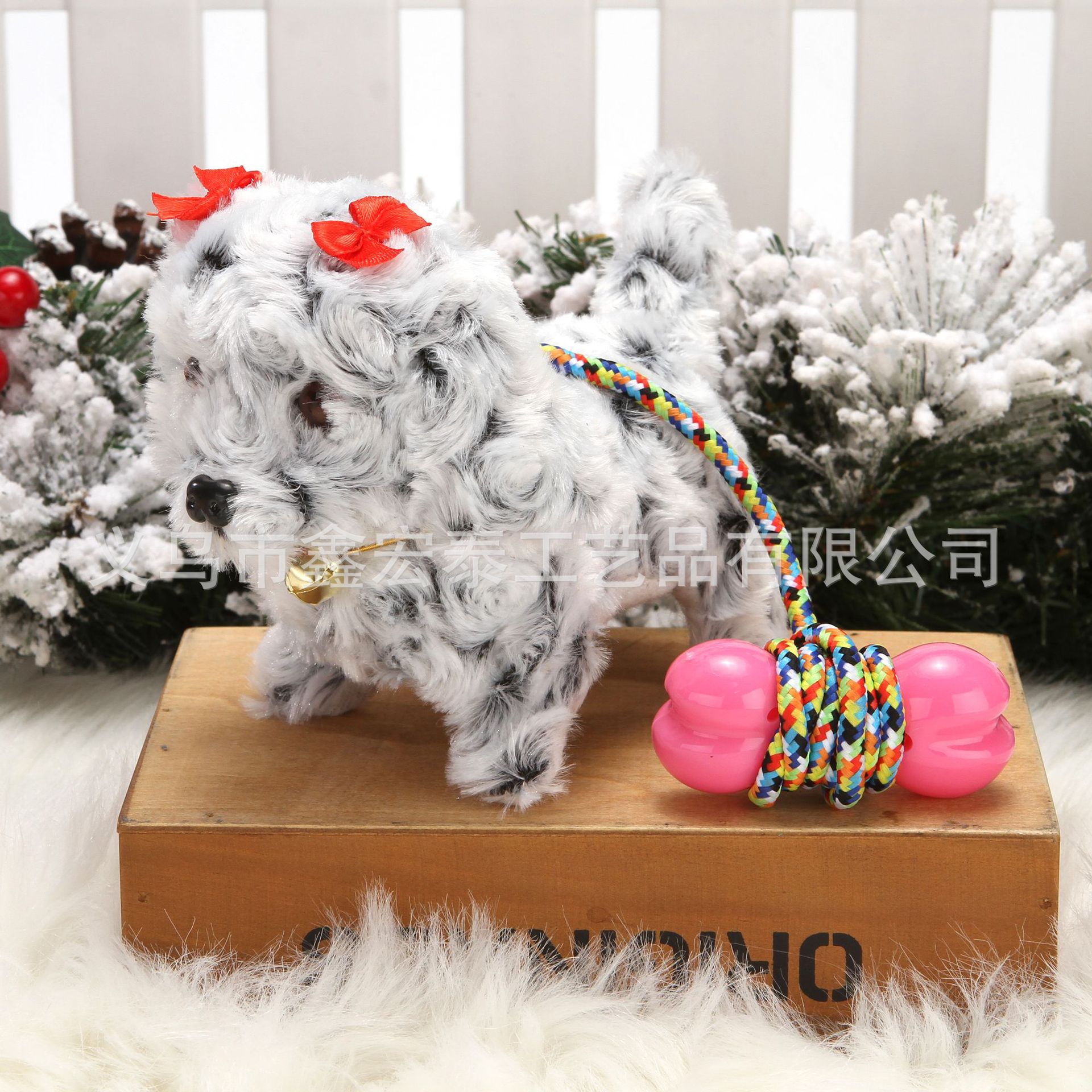 Juguete de simulación para niños perro eléctrico 1-3 peluche conejito gato mascota puesto peluche electrónico para mascotas