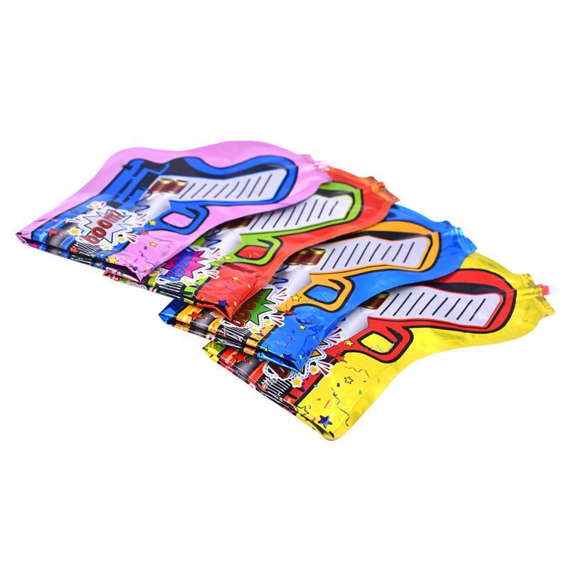 Tiktok pistola inflable saludo boda fiesta fuegos artificiales pistola cumpleaños bar fiesta juguete globo pistola fuegos artificiales al por mayor