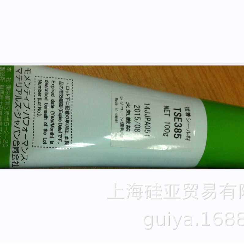 TSE385-100G粘接密封单组分缩合固化迈图有机硅不流动粘接性好