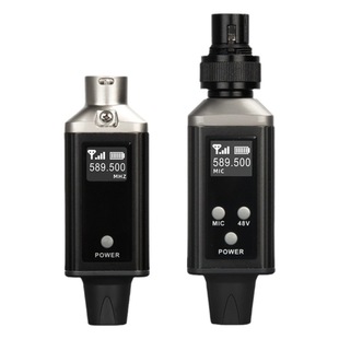 Wireless microphone transmission transmitter system handheld moving coil condenser microphone wired converter UHF grenade