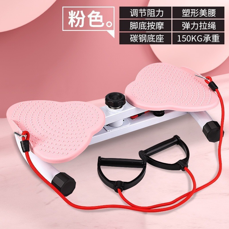 Cross-border indoor waist-twisting disc for women, home-use waist-slimming fat-burning machine, waist-twisting exercise trainer, silent waist-slimming device