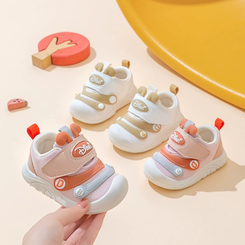 Весенне-осенняя детская обувь Bramiller, нескользящая обувь для малышей для мальчиков, дышащая детская обувь с мультяшной сеткой на мягкой подошве для девочек, оптовая продажа