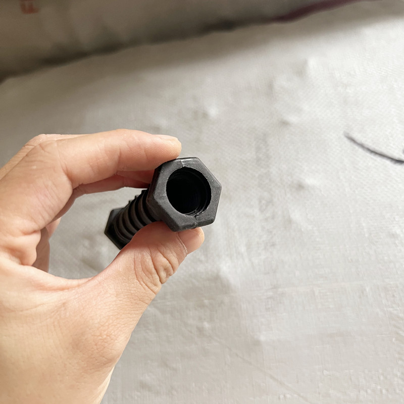 铝模一次性K板螺母建筑工地预埋螺丝加厚塑料螺帽螺杆锥形螺栓