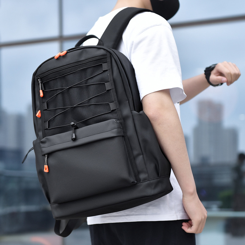 New Men's Backpack with Large Capacity, Trendy and Casual Outdoor Travel Bag, Lightweight and Stress Reducing Student Backpack, Computer Bag_voghion.com