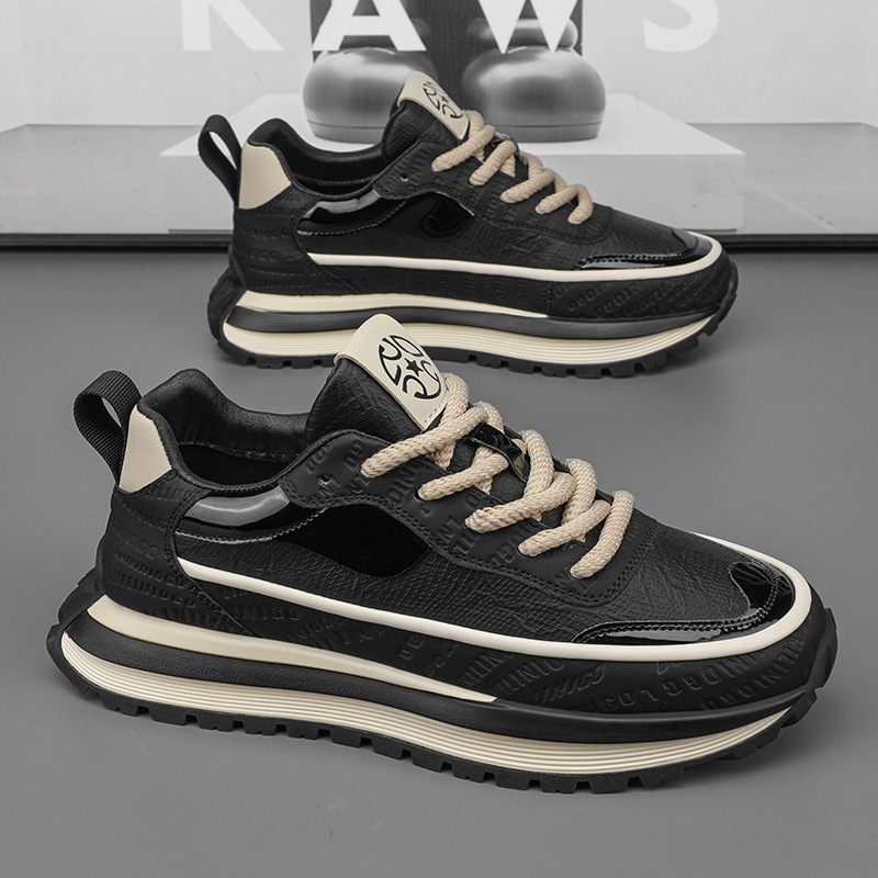 Douyin Kuaishou Live Spring Zapatos para hombre, deportes transpirables, zapatos casuales para papá, zapatos coreanos de tendencia para hombres, zapatos Forrest Gump