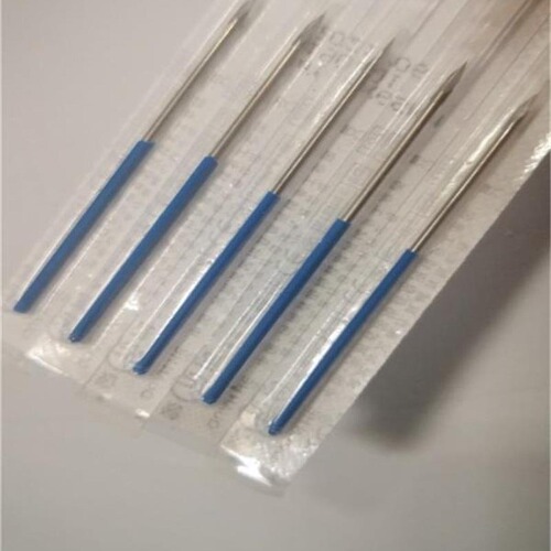 Triangular needles, disposable, large and small sizes, with edges ground, blackhead needles for bloodletting, cupping, acne picking, and blood micro-needling, individually packaged.