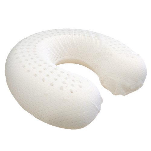 Thailand natural latex U-shaped pillow neck support core anti-warp soft sleep home use adult anti-dust mite