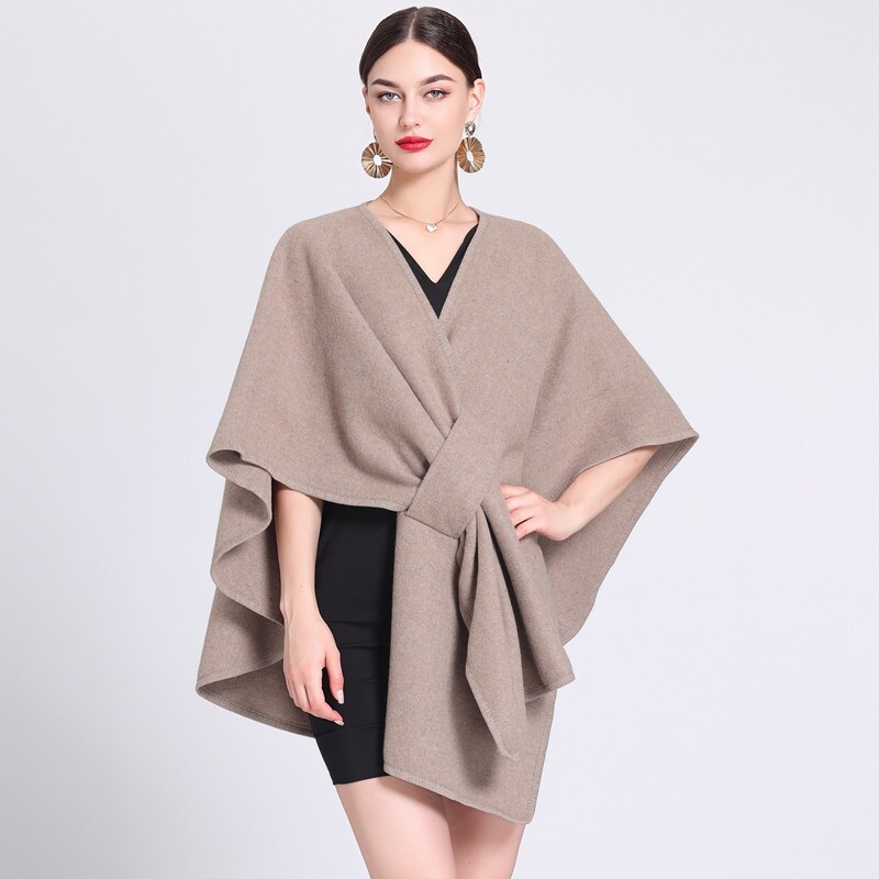 901# autumn and winter New Fashion Scarf shawl outer wear cloak plus size knitted cardigan loose coat for women 901# autumn and winter New Fashion Scarf shawl outer wear cloak plus size knitted cardigan loose coat for women