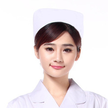 護士帽白色粉色藍色護士長帽美容醫生護工帽護士服護理部主任帽子
