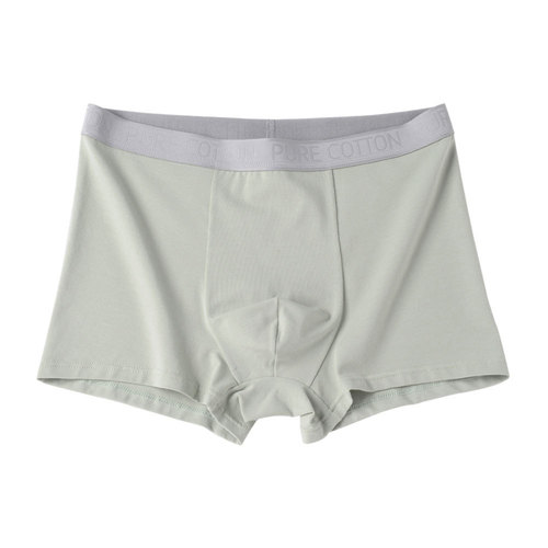 Men's pure cotton Xinjiang cotton four-square shorts for autumn and winter, boys' sports, teenagers, large size, all-cotton breathable, wholesale