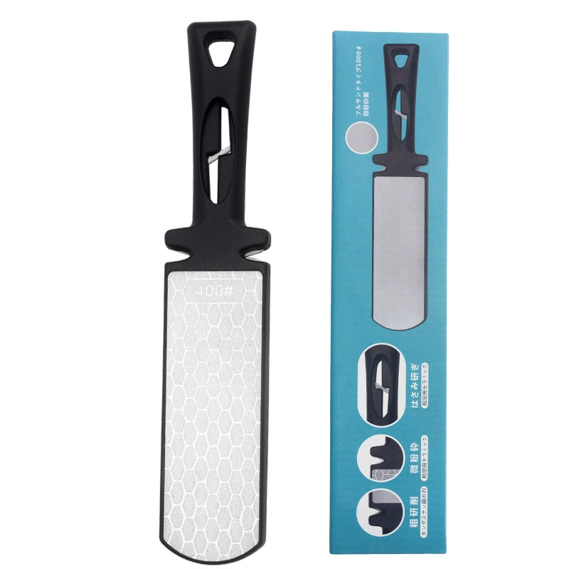 The new double -sided five -sided grinding knife grinding venomo multifunctional grinding sword rod fast home creative grinding stone grinding scissors
