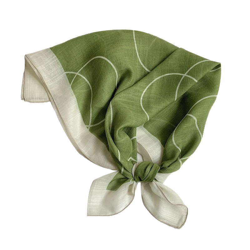 Bufanda cuadrada pequeña de lunares, bufanda de seda, sentido avanzado femenino, diadema de verano, versión coreana, bufanda decorativa de todo fósforo, bufanda, diadema, diadema, accesorios para el cabello