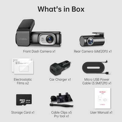 Lens 4K — Lingdu Driving recorder
