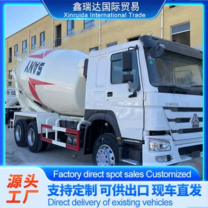 Sinotruk Howo 12m³ Mikser Yük Maşını, Ağ, 371HP, 6X4 Arxa Səkkiz Təkərli Sement Vasitəsi