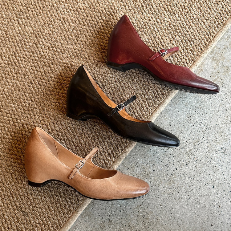 4.5cm Mid-Heel Retro Distressed Round-Toe Mary Jane Shoes, Spring and Autumn Cowhide Leather Height-Increasing Single Shoes 4.5cm Mid-Heel Retro Distressed Round-Toe Mary Jane Shoes, Spring and Autumn Cowhide Leather Height-Increasing Single Shoes