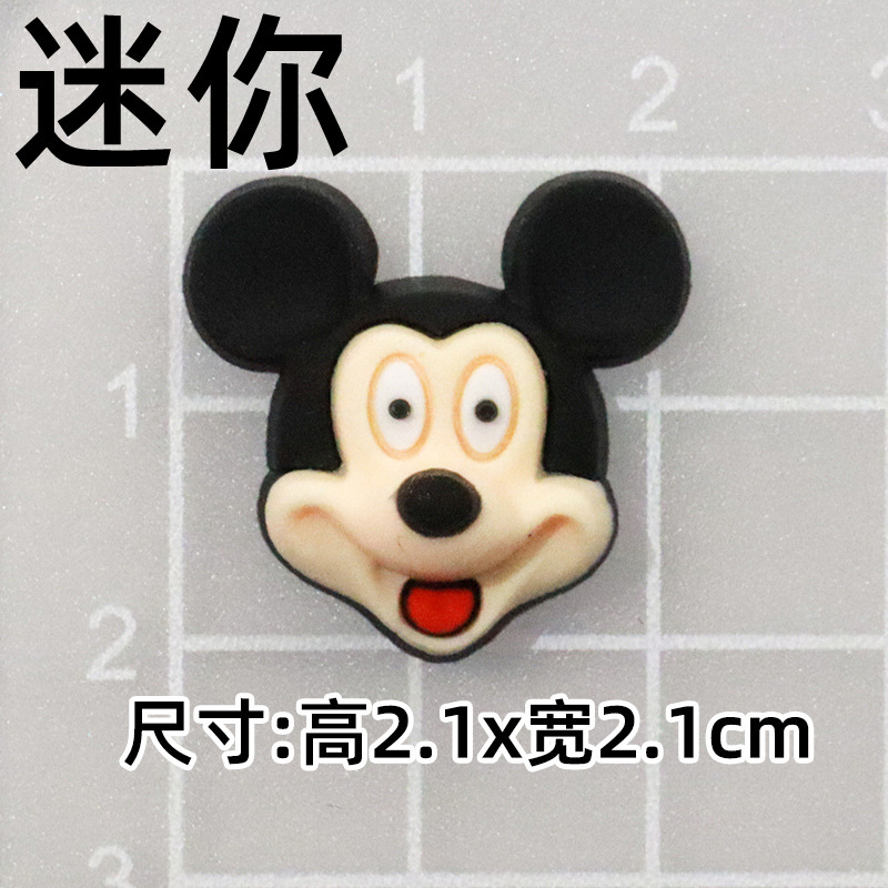 大小ミッキーミニーミッキーマウス DIY 漫画装飾アクセサリー携帯電話ケースパッチ下駄スリッパバックルステッカー|undefined