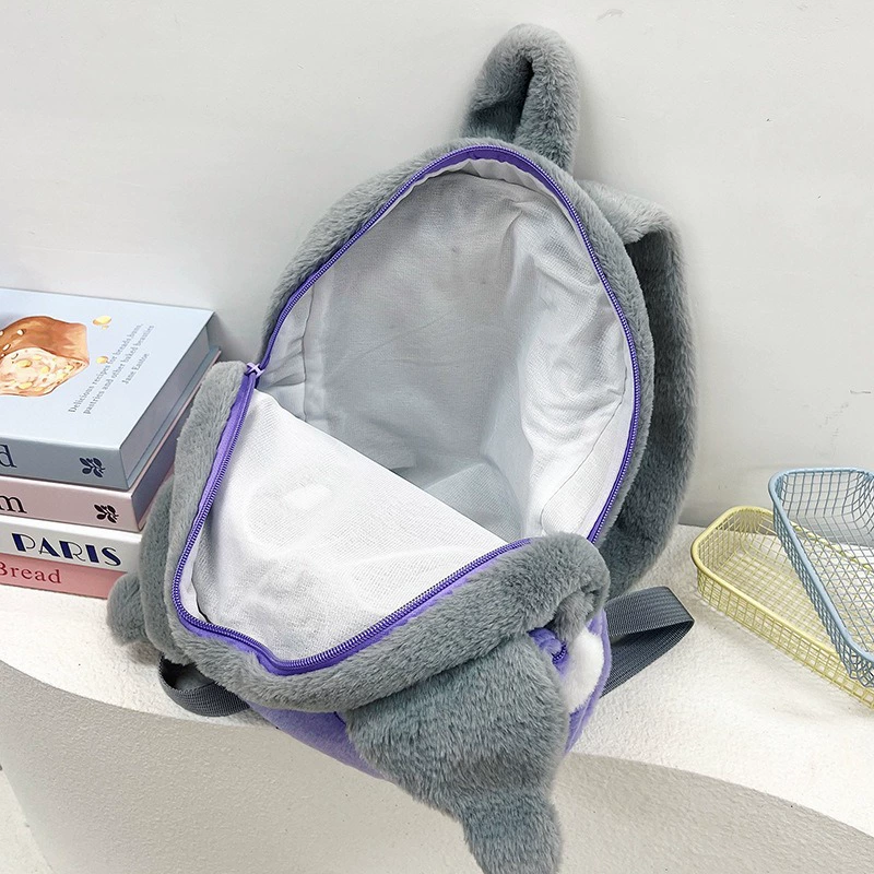 Cute capacious backpack, one-shoulder bag, shoulder bag for early age