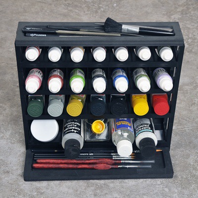 Model making tool storage paint AV water-based paint display rack combined craftsmanship paint rack