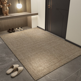 Entrance door floor mat simple wind home entrance door ring velvet floor mat dirt-resistant easy to take care of non-slip entrance floor mat wholesale