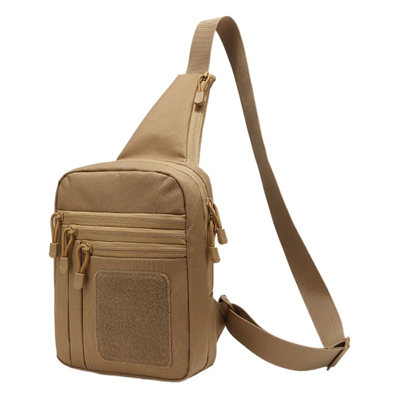Bolso táctico para exteriores, bolso multifuncional para el pecho, bolso de hombro cruzado impermeable para exteriores para hombre, bolso para armas, ligero