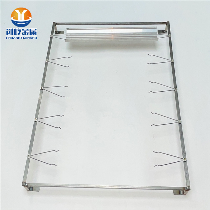 电话手表带喷涂夹具网板 工业喷油金属网 490x695加高配5对2.2V线