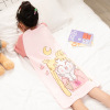 summer children Nightdress pure cotton girl modal Little Girl Princess wind baby Short sleeved CUHK Thin section pajamas