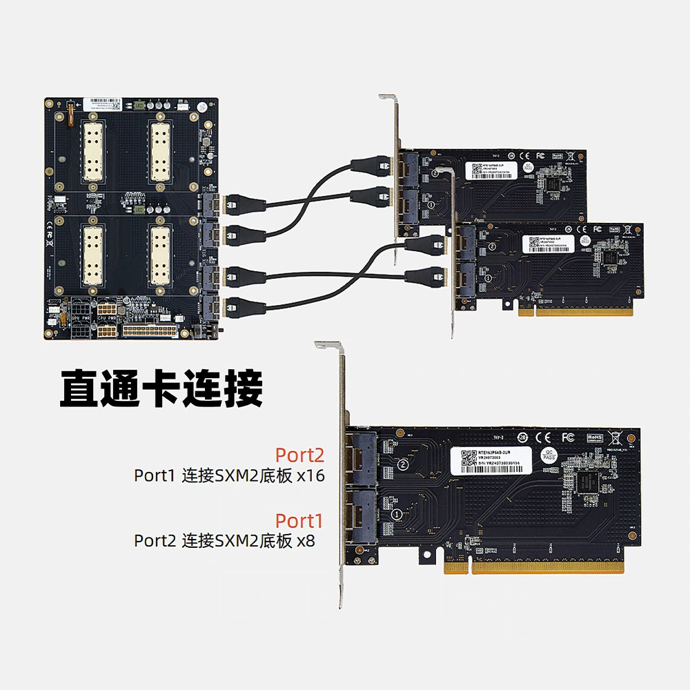 Nvidia V100 SXM2 Dual SIM Direct 300GNVLink Interconnect Aom-sxmv упрощенный