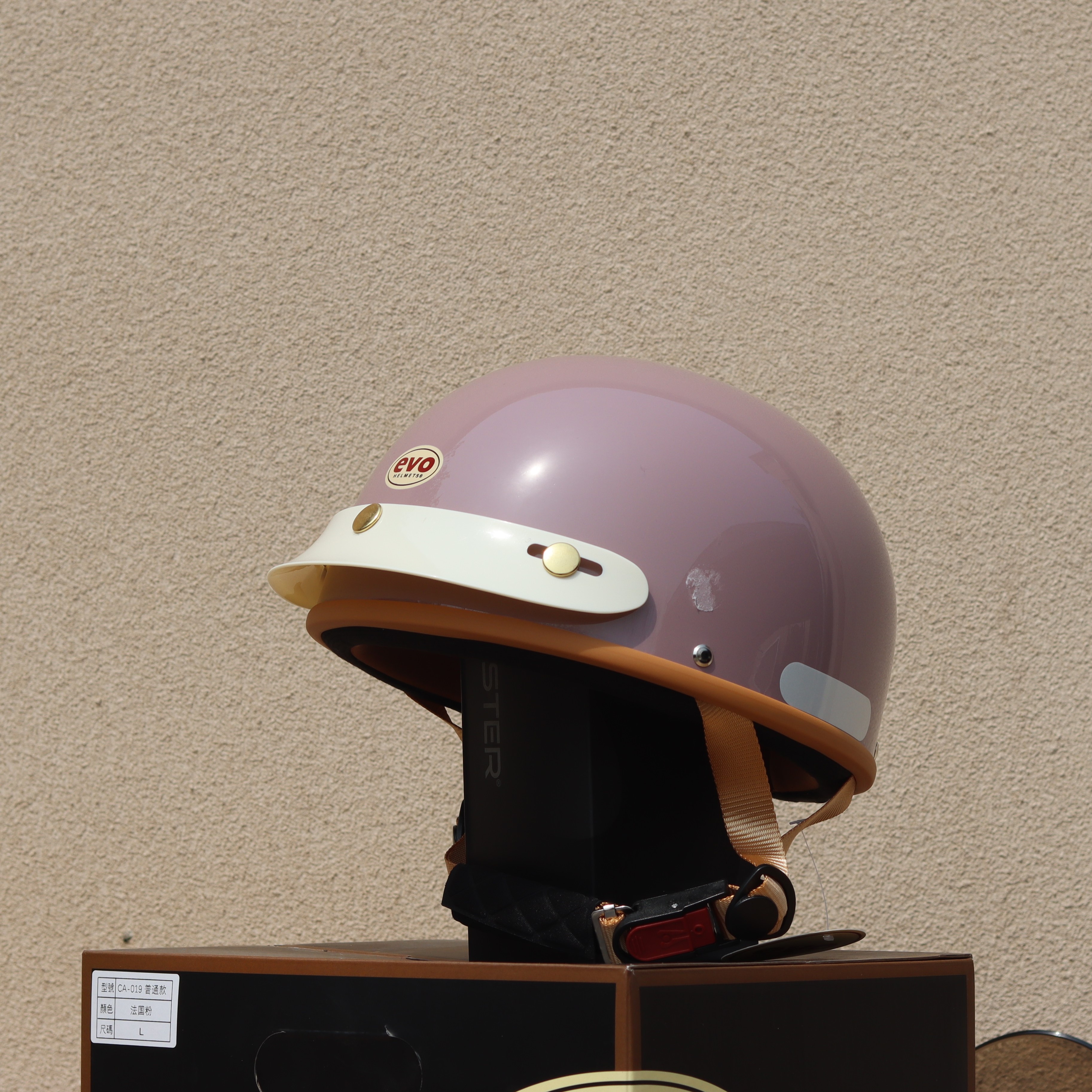 Taiwan Retro Half Helmet Motorcycle Electric Lightweight 3C Summer