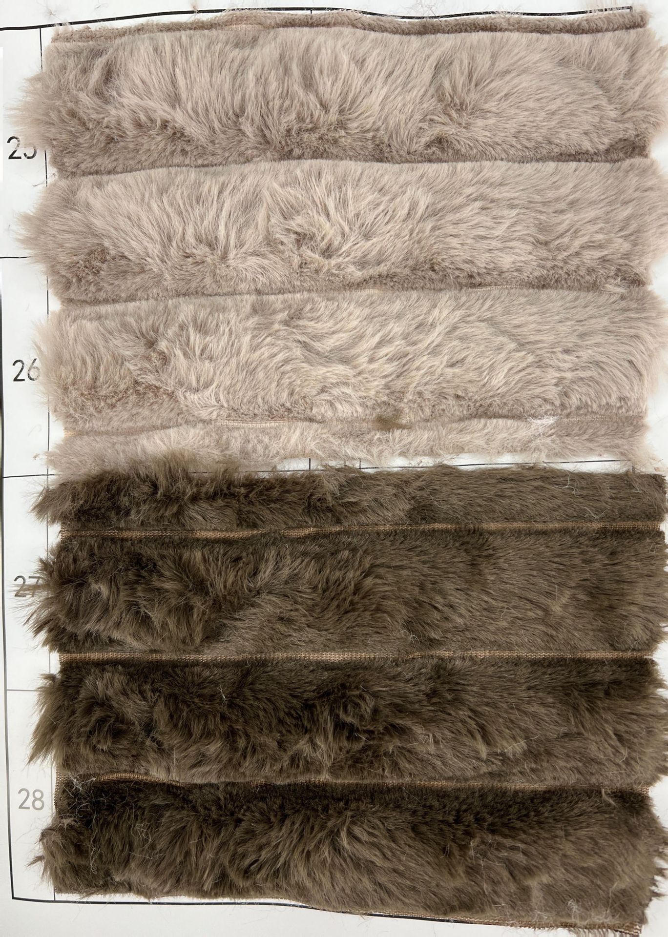 Inventario de dibujo de cabello de conejo de color simple dibujo de cabello de conejo de ropa textil casera tela de peluche de juguete vertical cabello de conejo