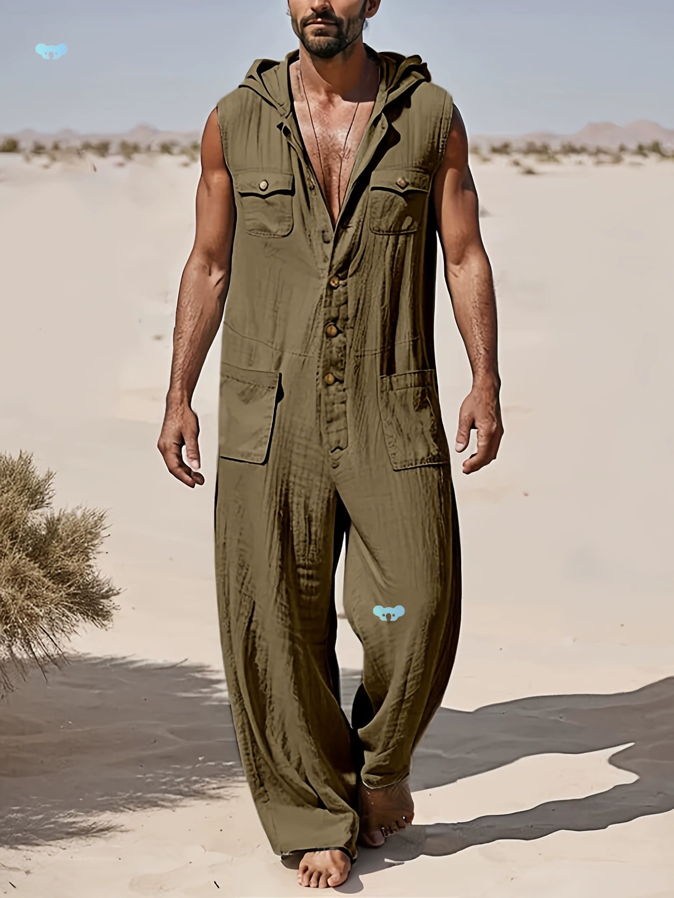 Мужские худи-комбинезоны с длинными рукавами для отдыха, кросс-граничная доставка