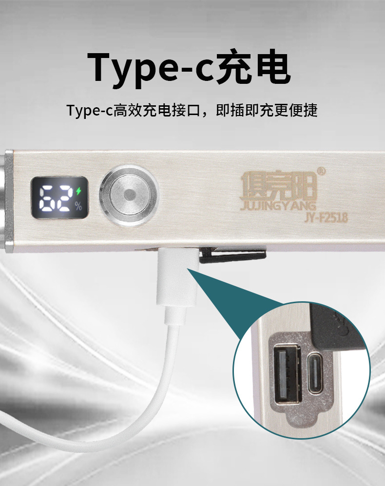 Jade Identification Flashlight, Rechargeable Bright Light, Special White Light for Jewelry, Small Diameter Identification, Jade Antique