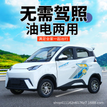家用新能源电动汽车新款小海鸥低速代步车老年人油电两用老头乐