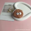 6 cm chestnut brown hair ball
