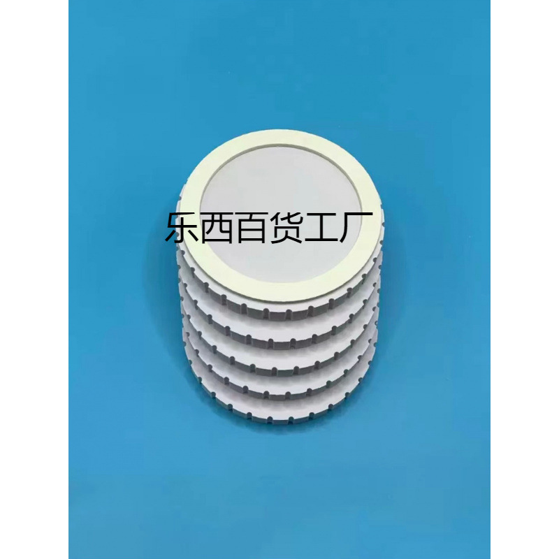 高密度雪弗板手工DIY编织圆形底板带槽PVC板高密度雪弗板手工DIY