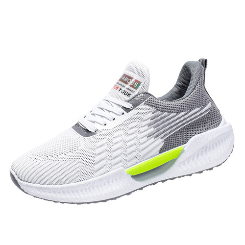  New Four Seasons Couple Shoes Feiwei Breathable Mesh Shoes Men's Thick-Soled Sports Shoes Men's and Women's Trendy Shoes