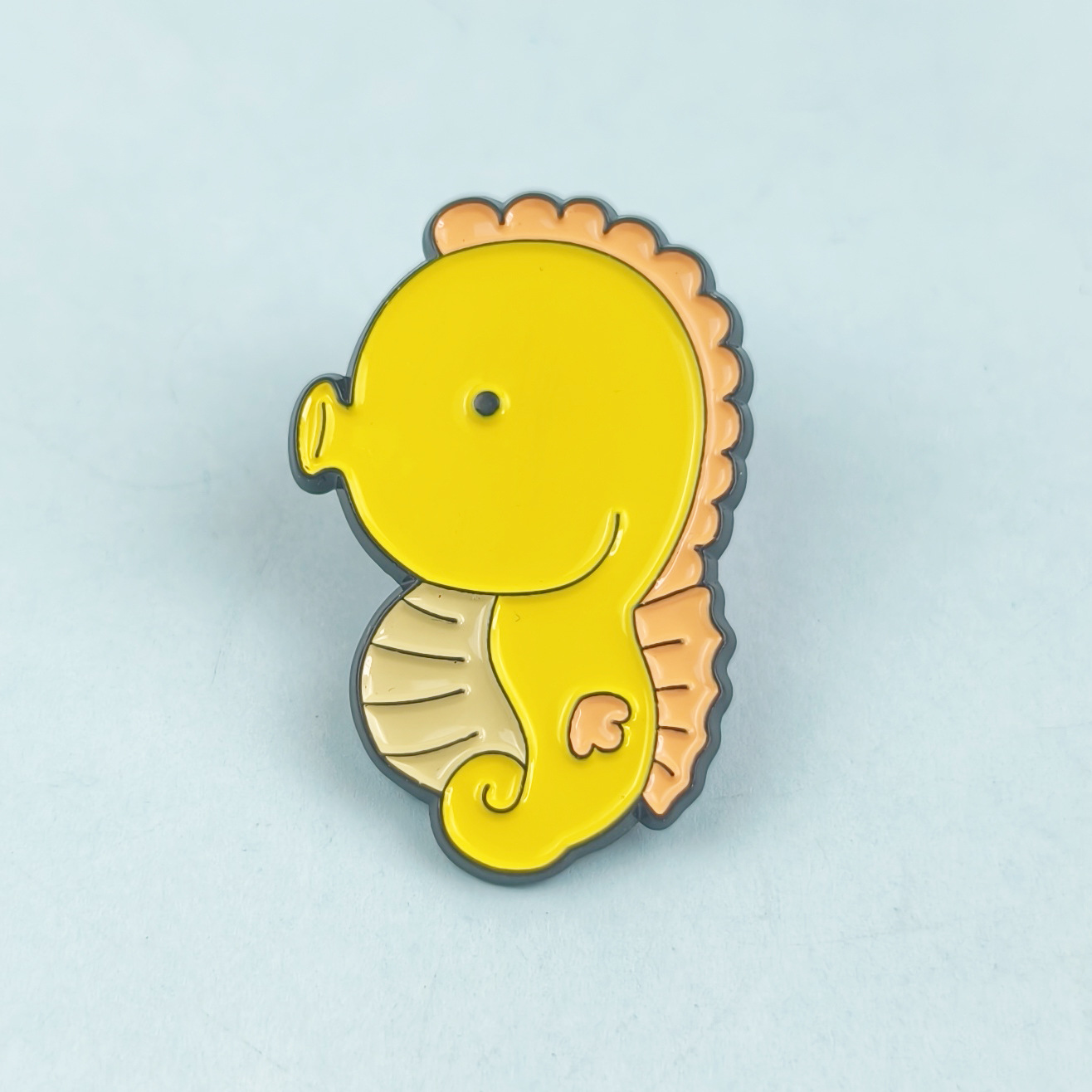 Insignia creativa de animales marinos Dibujos animados linda forma regalo joyería broche transfronterizo ins metal ropa collar