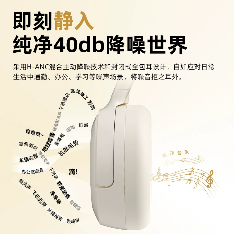 Yinbeic Free1Pro активное шумоподавление, накладные наушники, беспроводные Bluetooth, проводная гарнитура для компьютера, шумоподавление