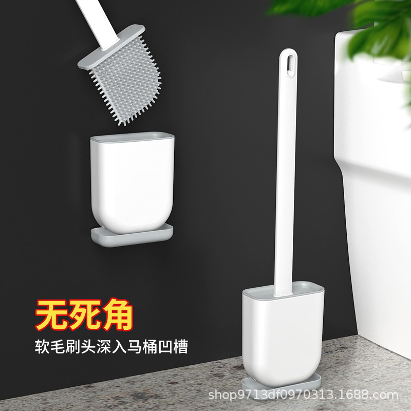 Silicone toilet brush, no dead ends, toi...