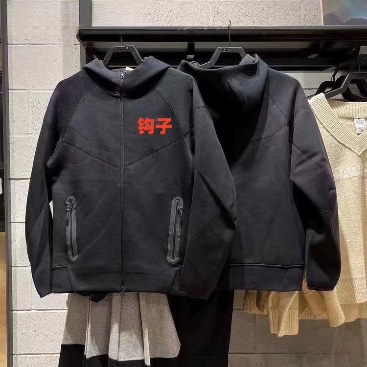 320G traje deportivo de peso pesado de primavera y otoño hombre chaqueta con capuzas chaqueta casual versátil pantalones cortados entrenamiento de carrera 7922