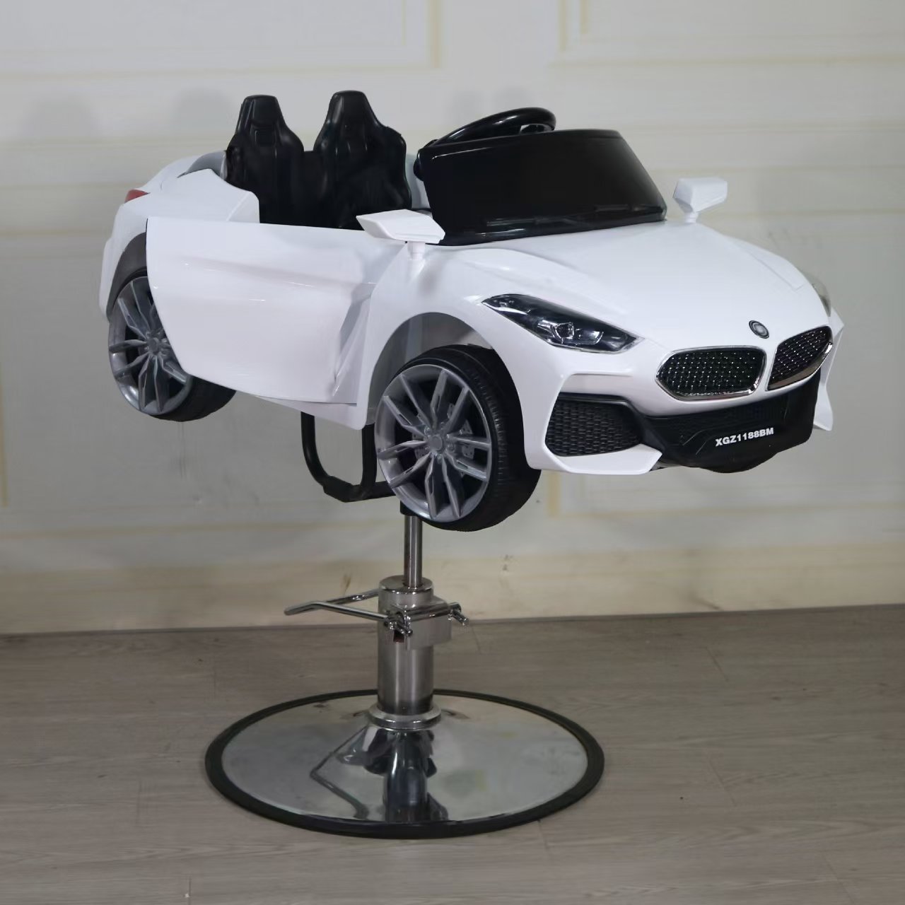 Silla de peluquería transfronteriza para niños silla de cabello giratoria silla de elevación salón de peluquería multifuncional asiento de automóvil de dibujos animados al por mayor image 39