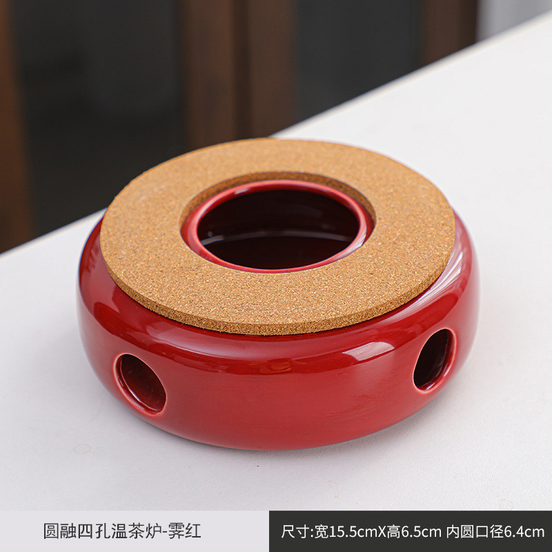 Directo de fábrica de té de la vela calentador de cerámica de la preservación del calor del hogar calefacción calentador de té restaurante Hotel calentador de té