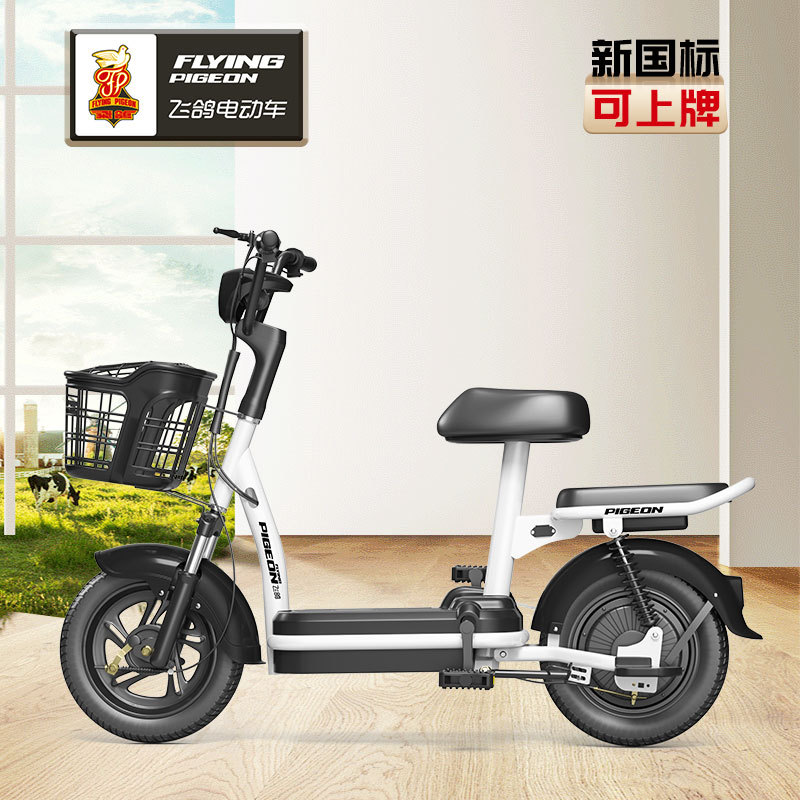 Flying Pigeon vehículo eléctrico nuevo estándar nacional imán permanente sin escobillas batería desmontable eléctrico transfronterizo fabricante