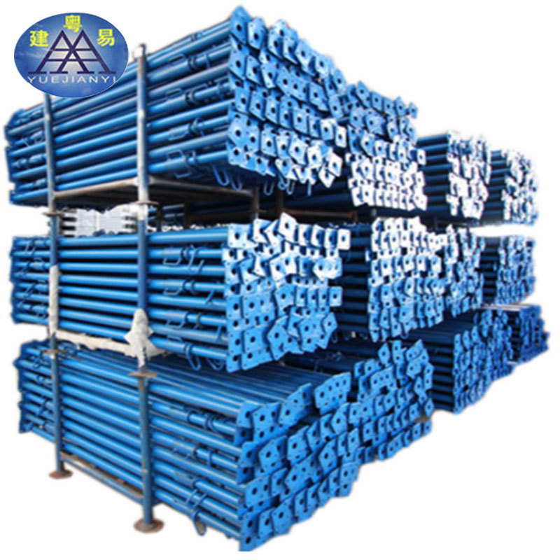 促销铝模板钢支撑斜支撑 供应调节三脚架钢支撑螺纹管 建筑配件