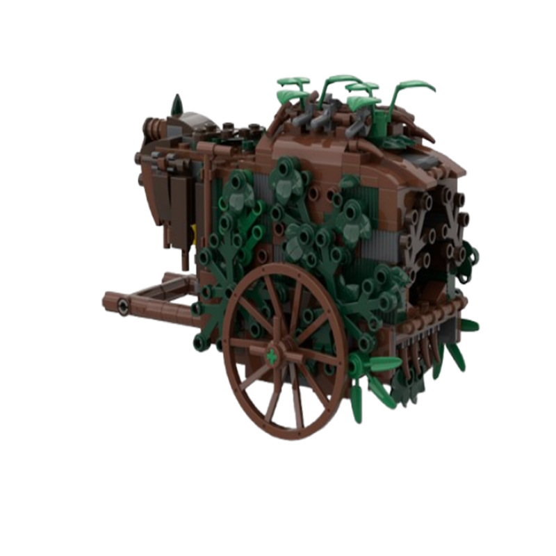 Building Block Toy Carriage Model Diy Educational Assembly Set_voghion.com