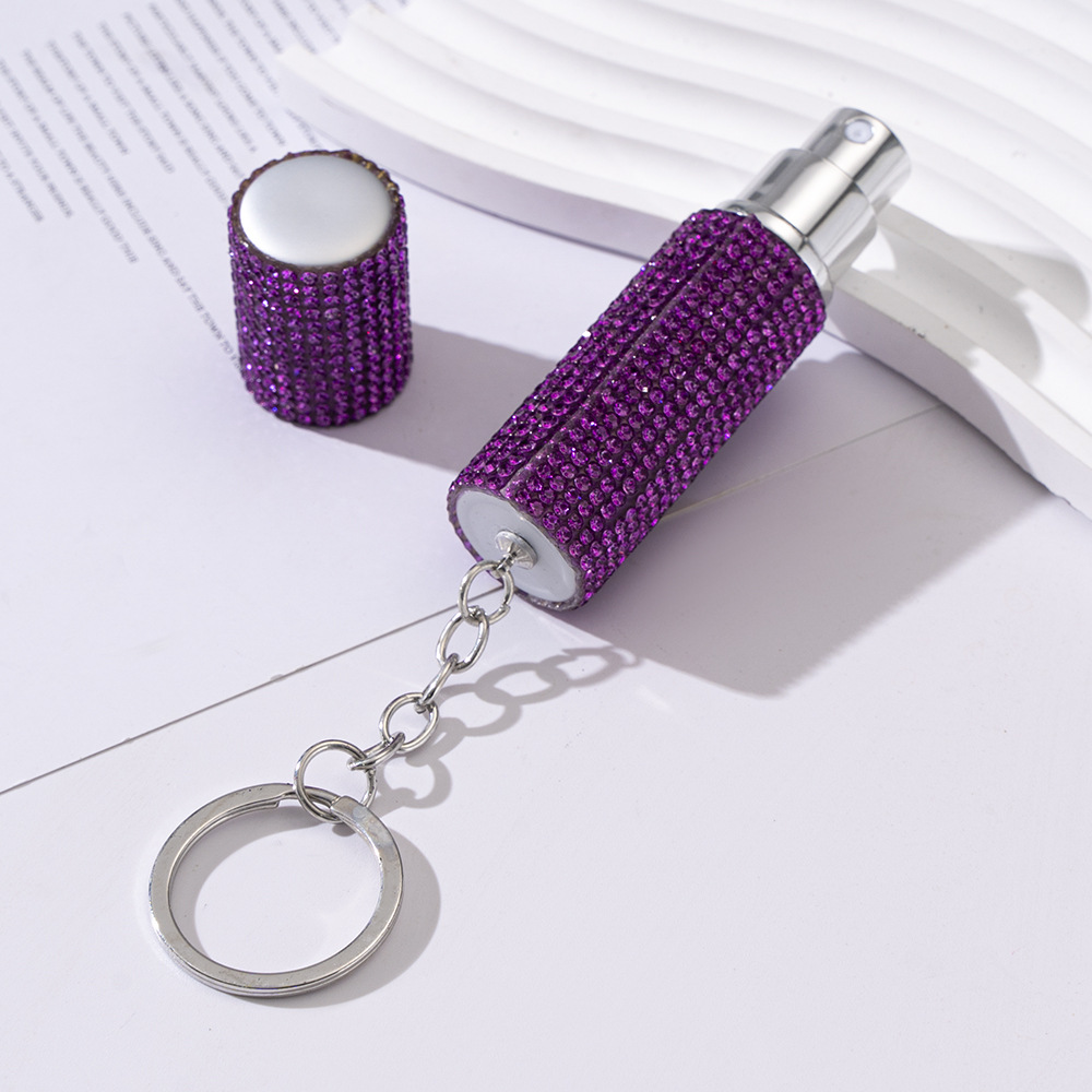 Women's Gender Glam Solid Color Plastic Rhinestones Women's Keychain