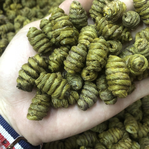 Anhui 4-year-old plump dark green dried strips of large-grain dendrobium, maple and rice dendrobium instead of ground powder and sliced dendrobium officinale