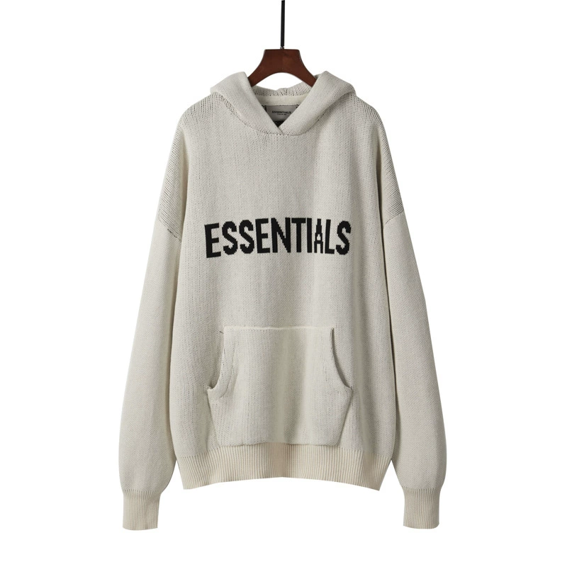 Заводской состав ESS четыре вязка высокой улицы буква худи свитер FOG топ Essentials