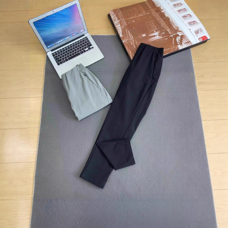25早秋新款女士梭织休闲运动裤长裤直筒款百搭舒适显瘦080209|undefined