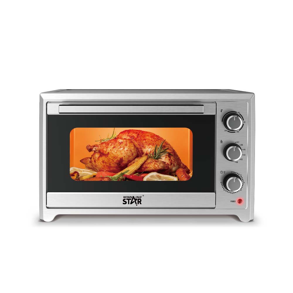 Winningstar comercio exterior exclusivamente para pollo asado horneado 40L pizza barbacoa pequeño horno de vidrio multifuncional para el hogar