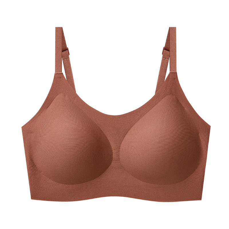 Ropa interior china japonesa sin marcas mostrando un bra grande delgado gran pecho sin marcas chaleco de cabina bra pequeño leche ropa interior mujer